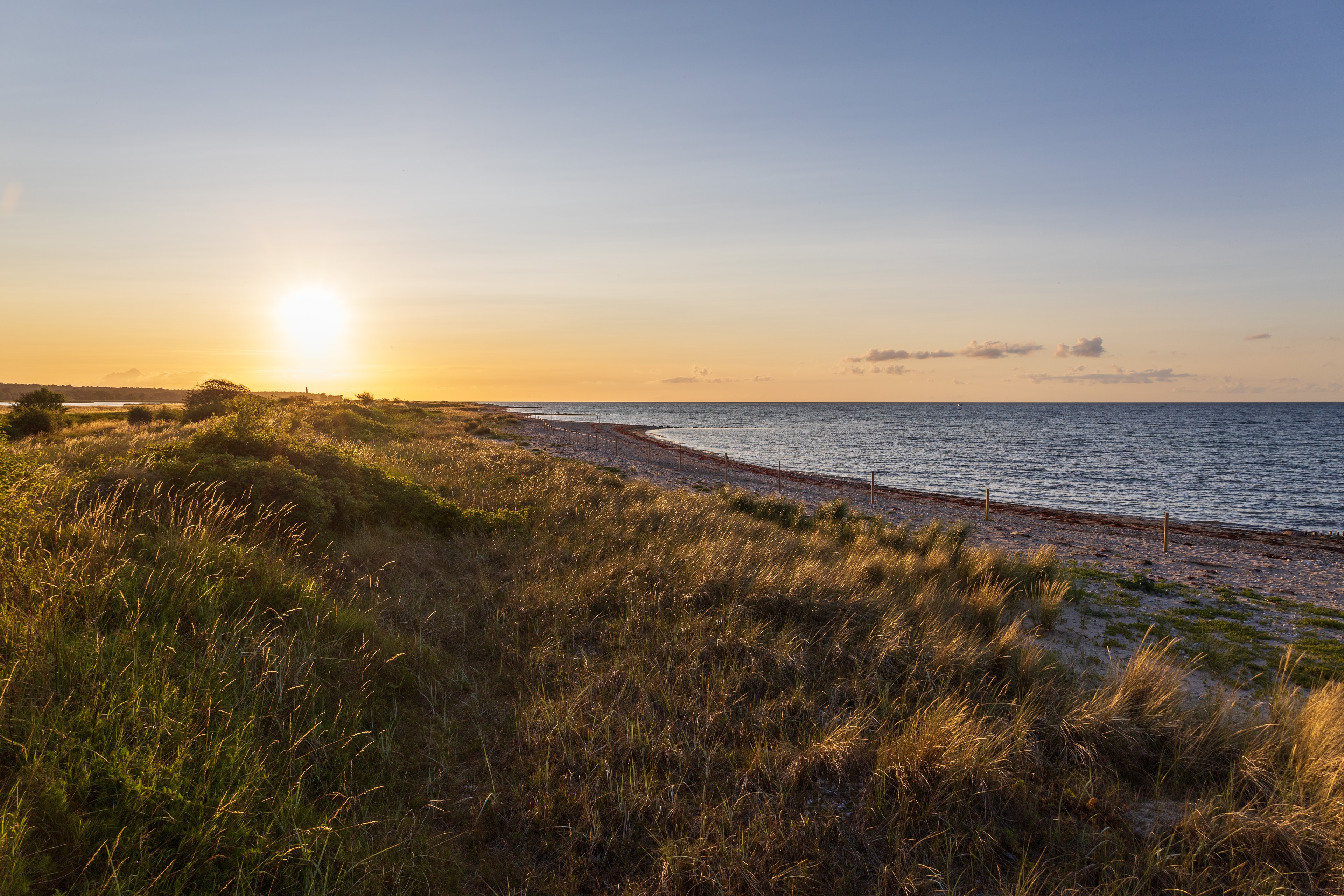 Strand Hohwachter Bucht bei Sonnenuntergang